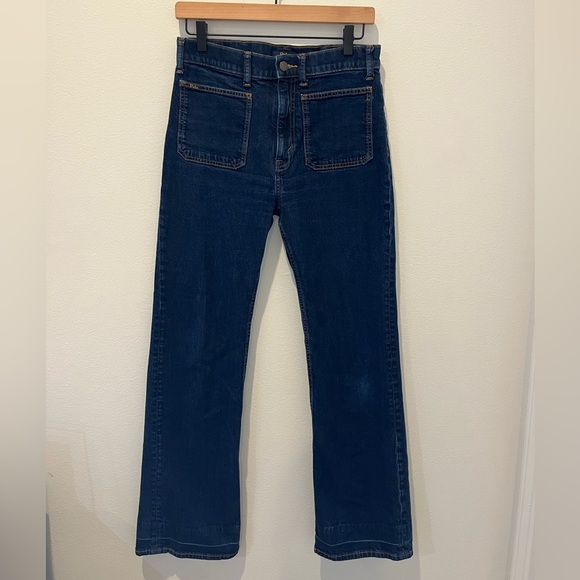 Polo Ralph Lauren Jenn flare jeans dark wash high rise size 28 regular length - Picture 3 of 14